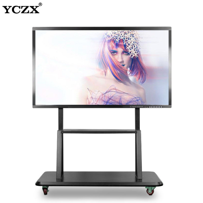 20 Points Interactive Flat Panel Led Smart Board Touch Screen Interactive Display